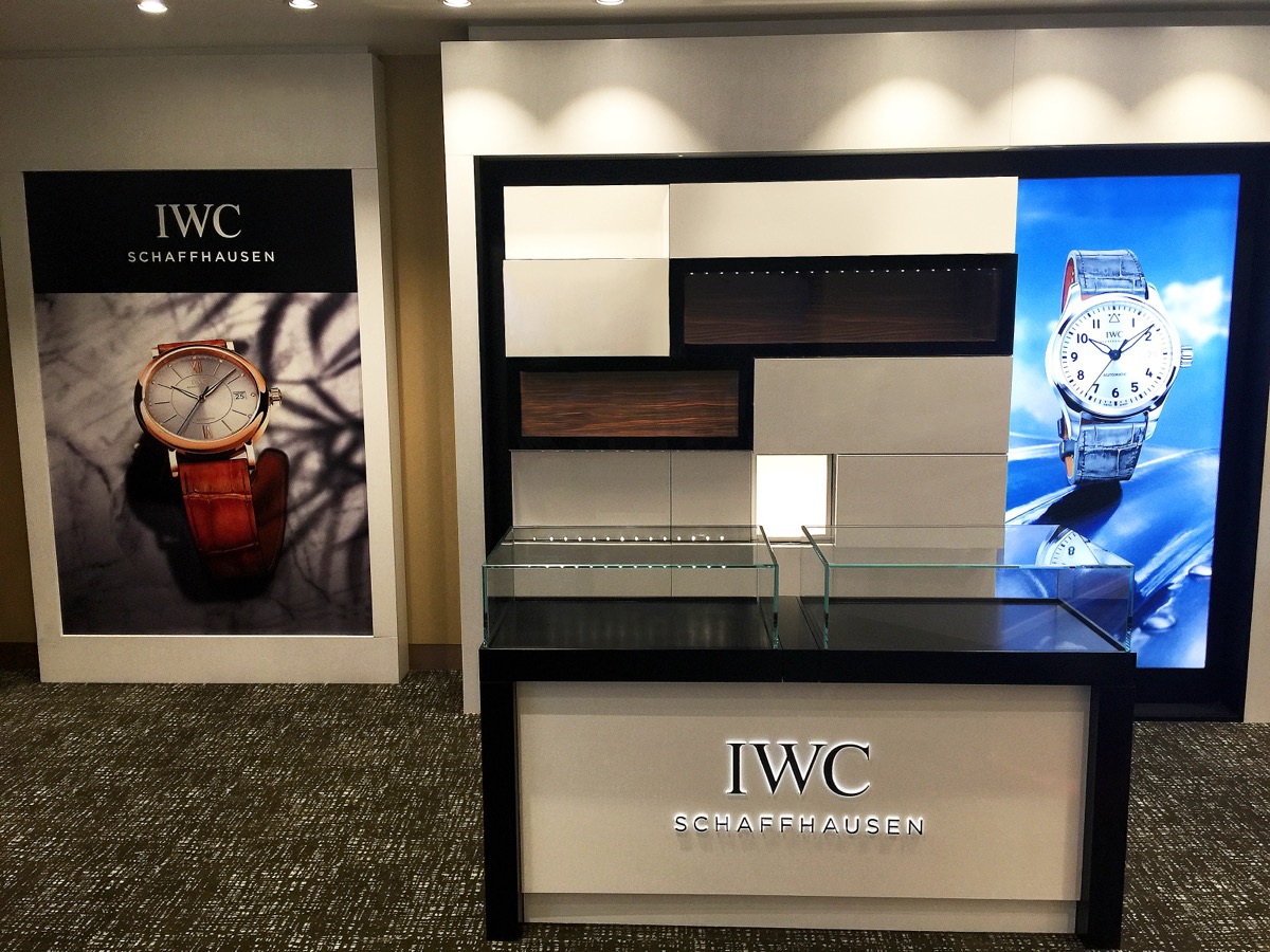 IWC Schaffhausen exhibition stand at Luxury Exhibition