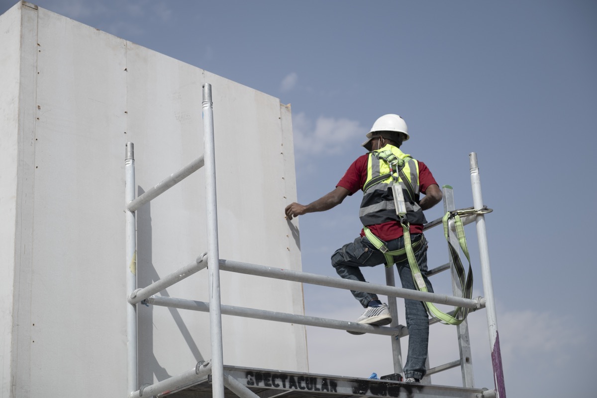 Stand Construction exhibition stand at WDS Riyadh