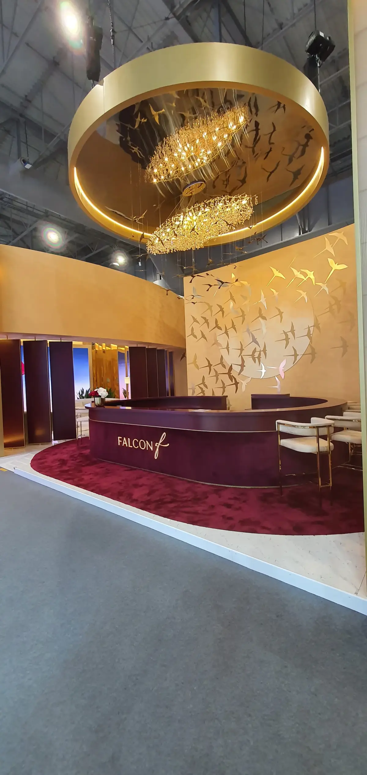 Falcon Aviation exhibition stand at Aviation Show