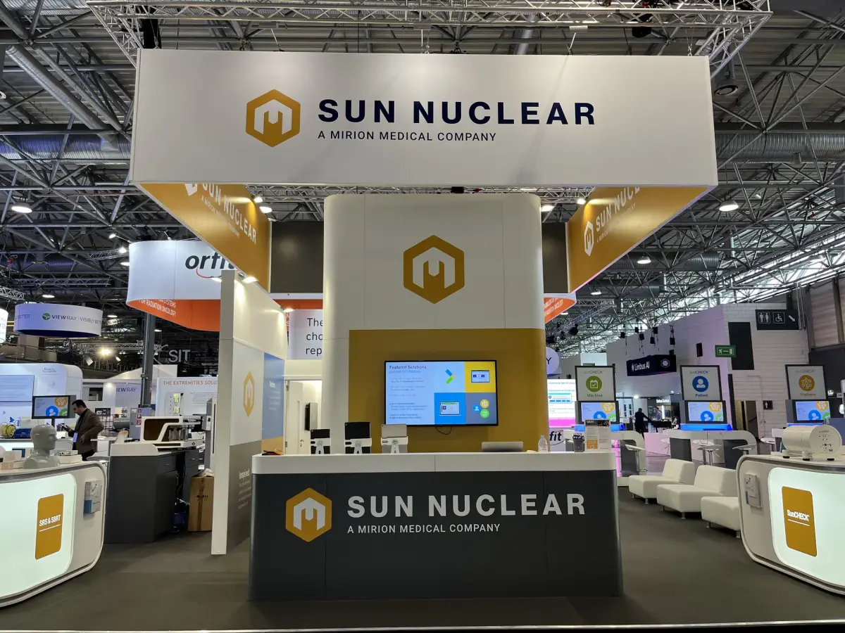 Sun Nuclear exhibition stand at Medical Technology Show